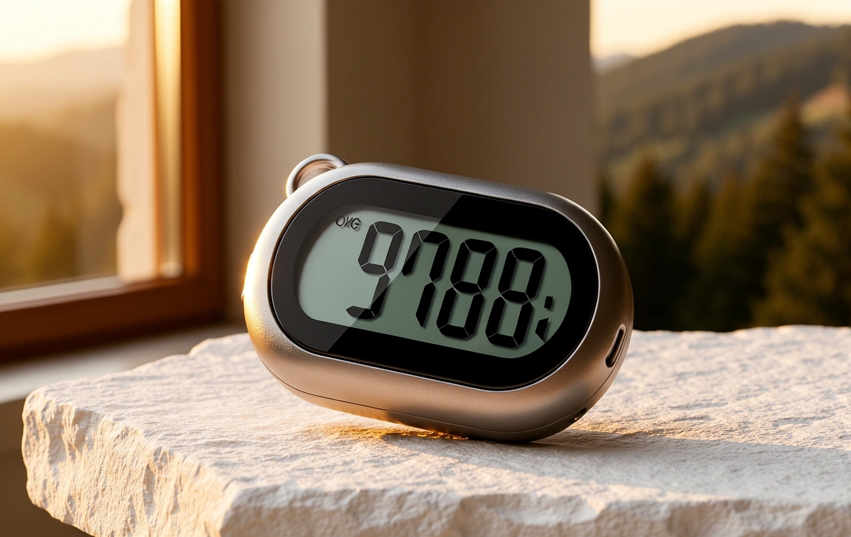 Pedometer premium cu afișaj mare