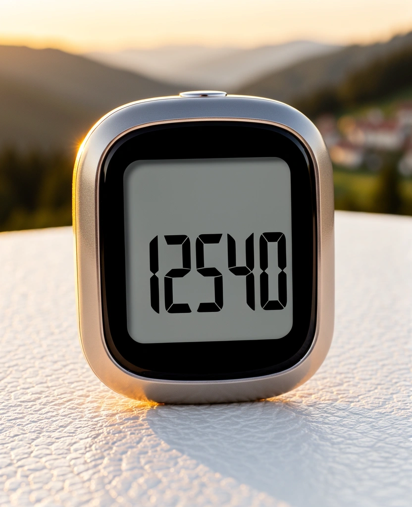 Pedometru cu afișaj mare